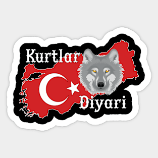 Kurtlar Diyari Turkye Sticker